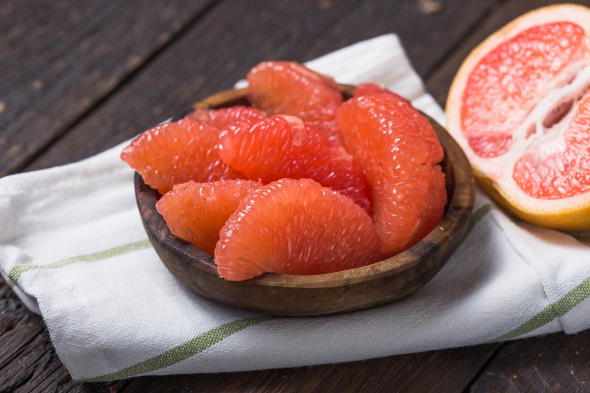 Supremed grapefruit segments